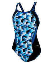 Load image into Gallery viewer, DOLFIN Reliance Women's Color Block Atomic DBX Back One Piece Swimsuit