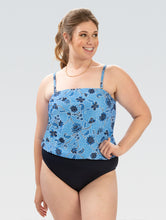 Load image into Gallery viewer, Dolfin Women's Aquashape Amour-Capri Printed Moderate Blouson One-Piece Swimsuit