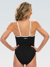 Load image into Gallery viewer, Dolfin Aquashape Black Straight Back Moderate Lap Suit One Piece