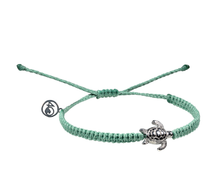 Load image into Gallery viewer, 4ocean Ocean Resilience Sea Turtle Bracelet - Seafoam Green