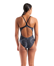 Load image into Gallery viewer, Arena Fireflow Swimsuit Light Drop Back