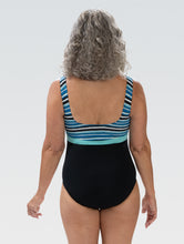 Load image into Gallery viewer, Dolfin Aquashape Harbor Print Moderate Scoop Back One Piece