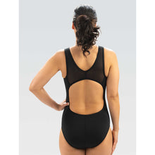 Load image into Gallery viewer, DOLFIN Aquashape Black Power Mesh V-2 Back One Piece Swimsuit
