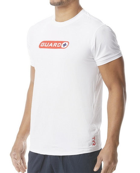 TYR  MEN'S GUARD WHITE T-SHIRT