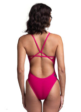 Load image into Gallery viewer, Jolyn Perry Dragonfruit Swim Onesie
